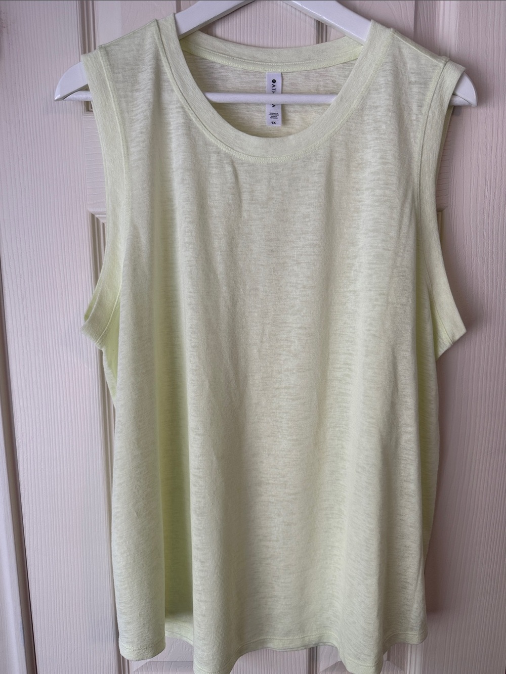 Athleta Yellow Breezy Tank Top